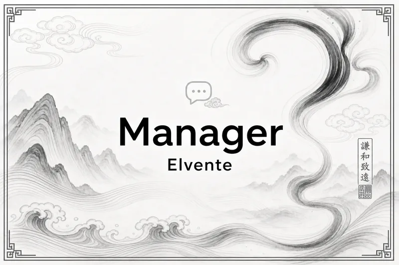 Manager Elvente