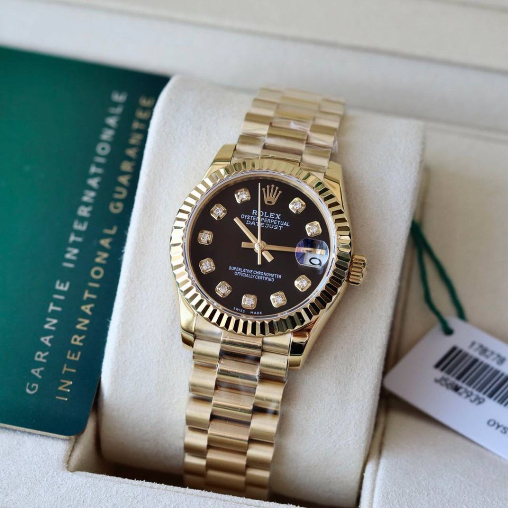 Rolex watch in box